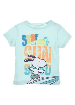 Snoopy Koszulka &quot;Snoopy&quot; w kolorze błękitnym ze sklepu Limango Polska w kategorii Koszulki niemowlęce - zdjęcie 172999290