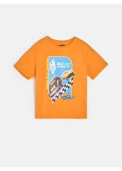 Sinsay - Koszulka Hot Wheels - pomarańczowy ze sklepu Sinsay w kategorii T-shirty chłopięce - zdjęcie 173000262