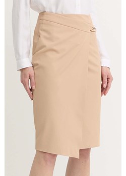 Liu Jo spódnica kolor beżowy mini ołówkowa ze sklepu ANSWEAR.com w kategorii Spódnice - zdjęcie 173000590