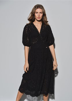 Czarna ażurowa sukienka ze sklepu OCHNIK w kategorii Sukienki - zdjęcie 173001083