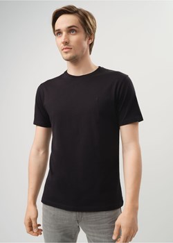 Czarny T-shirt męski z logo ze sklepu OCHNIK w kategorii T-shirty męskie - zdjęcie 173001114