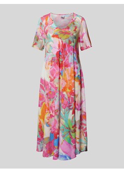 Sukienka midi z nadrukiem na całej powierzchni ze sklepu Peek&Cloppenburg  w kategorii Sukienki - zdjęcie 173004831