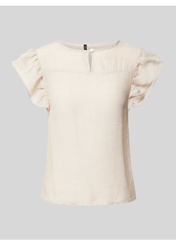 Bluzka z wycięciem w kształcie łezki ze sklepu Peek&Cloppenburg  w kategorii Bluzki damskie - zdjęcie 173004851