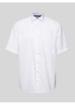 Koszula biznesowa o kroju comfort fit z rękawem o dł. 1/2 ze sklepu Peek&Cloppenburg  w kategorii Koszule męskie - zdjęcie 173004912