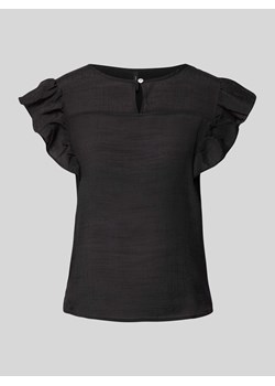 Bluzka z wycięciem w kształcie łezki ze sklepu Peek&Cloppenburg  w kategorii Bluzki damskie - zdjęcie 173004953