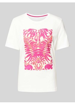 T-shirt z nadrukowanym motywem ze sklepu Peek&Cloppenburg  w kategorii Bluzki damskie - zdjęcie 173004981