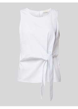 Top bluzkowy z wiązanym detalem ze sklepu Peek&Cloppenburg  w kategorii Bluzki damskie - zdjęcie 173005034