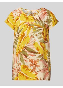 T-shirt z kwiatowym wzorem model ‘Elyse’ ze sklepu Peek&Cloppenburg  w kategorii Bluzki damskie - zdjęcie 173005044