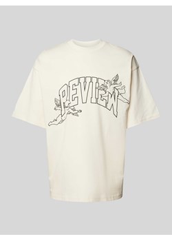 T-shirt z nadrukiem z logo ze sklepu Peek&Cloppenburg  w kategorii T-shirty męskie - zdjęcie 173005203