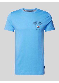 T-shirt z nadrukiem z logo ze sklepu Peek&Cloppenburg  w kategorii T-shirty męskie - zdjęcie 173005284