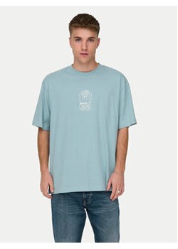 Only & Sons T-Shirt Malik 22029484 Niebieski Relaxed Fit ze sklepu MODIVO w kategorii T-shirty męskie - zdjęcie 173006062