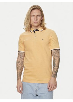 Jack&Jones Polo Jjepaulos 12136668 Pomarańczowy Slim Fit ze sklepu MODIVO w kategorii T-shirty męskie - zdjęcie 173006121
