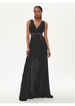 Fracomina Sukienka wieczorowa FQ24SD3026W412F9 Czarny Regular Fit ze sklepu MODIVO w kategorii Sukienki - zdjęcie 173010741