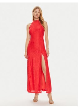 Guess Sukienka wieczorowa W2YK96 K3I20 Czerwony Regular Fit ze sklepu MODIVO w kategorii Sukienki - zdjęcie 173010752