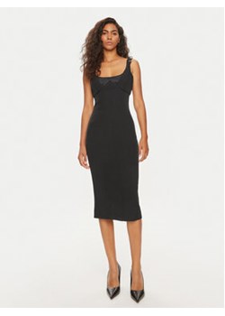 Versace Jeans Couture Sukienka codzienna 76HAO919 Czarny Slim Fit ze sklepu MODIVO w kategorii Sukienki - zdjęcie 173010810