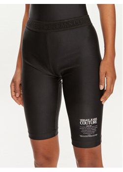 Versace Jeans Couture Szorty sportowe 76HAC1A6 Czarny Skinny Fit ze sklepu MODIVO w kategorii Szorty - zdjęcie 173010881