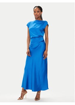 Imperial Sukienka koktajlowa AEAOHBA Niebieski Regular Fit ze sklepu MODIVO w kategorii Sukienki - zdjęcie 173010910