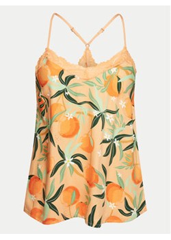 Hunkemöller Koszulka piżamowa Woven Lace 205764 Pomarańczowy Regular Fit ze sklepu MODIVO w kategorii Piżamy damskie - zdjęcie 173010982