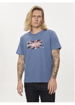 Pepe Jeans T-Shirt Clag PM509384 Niebieski Regular Fit ze sklepu MODIVO w kategorii T-shirty męskie - zdjęcie 173011054