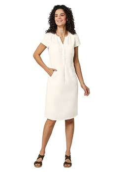WITT WEIDEN Lniana sukienka w kolorze białym ze sklepu Limango Polska w kategorii Sukienki - zdjęcie 173011172