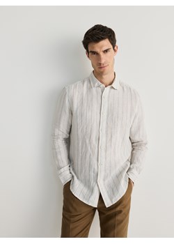 Reserved - Lniana koszula regular fit - wielobarwny ze sklepu Reserved w kategorii Koszule męskie - zdjęcie 173012931