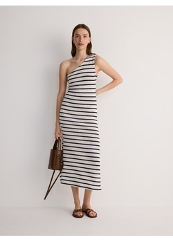 Reserved - Dzianinoa sukienka w paski - wielobarwny ze sklepu Reserved w kategorii Sukienki - zdjęcie 173013024