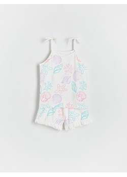 Reserved - Piżama z motywem morskim - złamana biel ze sklepu Reserved w kategorii Piżamy dziecięce - zdjęcie 173013061