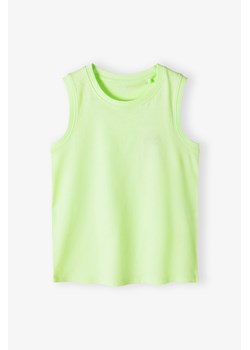 Koszulka bez rękawów - zielona - 5.10.15. ze sklepu 5.10.15 w kategorii Bluzki dziewczęce - zdjęcie 173013363