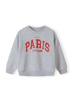 Bluza dresowa szara dla dziewczynki-  Paris ze sklepu 5.10.15 w kategorii Bluzy dziewczęce - zdjęcie 173013364