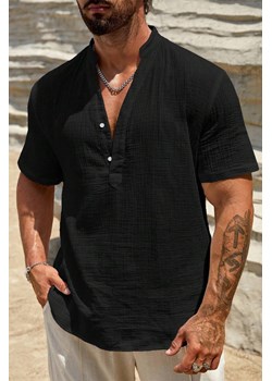 Koszula ZOMELFO BLACK ze sklepu Ivet Shop w kategorii Koszule męskie - zdjęcie 173015102