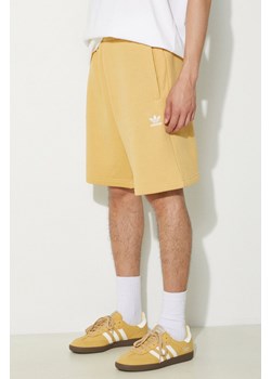 adidas Originals szorty męskie kolor żółty IR7815 ze sklepu PRM w kategorii Spodenki męskie - zdjęcie 173015551