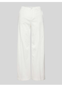 Spodnie z długą nogawką z kantami ze sklepu Peek&Cloppenburg  w kategorii Spodnie damskie - zdjęcie 173015631