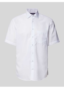 Koszula biznesowa o kroju regular fit z rękawem o dł. 1/2 ze sklepu Peek&Cloppenburg  w kategorii Koszule męskie - zdjęcie 173015683