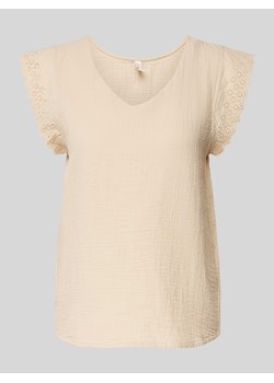 Bluzka w jednolitym kolorze model ‘THYRA’ ze sklepu Peek&Cloppenburg  w kategorii Bluzki damskie - zdjęcie 173015693