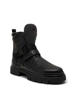 BOSS BLACK Skórzane buty wysokie Chanan_Halb_ltbk ze sklepu Gomez Fashion Store w kategorii Buty zimowe męskie - zdjęcie 173016301