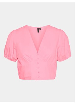 Vero Moda Bluzka Charlotte 10303653 Różowy Regular Fit ze sklepu MODIVO w kategorii Bluzki damskie - zdjęcie 173019530
