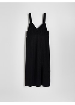Reserved - Sukienka z lnem - czarny ze sklepu Reserved w kategorii Sukienki - zdjęcie 173020132