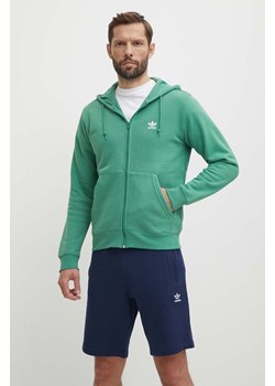 adidas Originals bluza męska kolor zielony z kapturem gładka IR7841 ze sklepu ANSWEAR.com w kategorii Bluzy męskie - zdjęcie 173021284