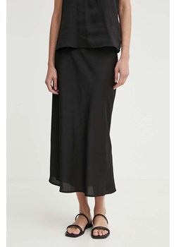 Bruuns Bazaar spódnica AcaciaBBJoane skirt kolor czarny maxi prosta BBW3909 ze sklepu ANSWEAR.com w kategorii Spódnice - zdjęcie 173021344