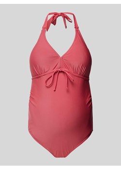 Kostium kąpielowy ciążowy z wiązanym detalem model ‘MOLLY’ ze sklepu Peek&Cloppenburg  w kategorii Stroje kąpielowe - zdjęcie 173021490