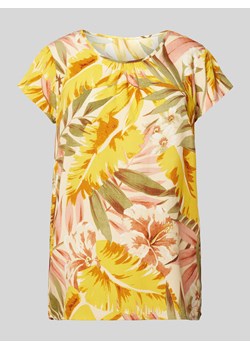 T-shirt z kwiatowym wzorem model ‘Elyse’ ze sklepu Peek&Cloppenburg  w kategorii Bluzki damskie - zdjęcie 173021514