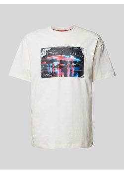 T-shirt z nadrukowanym motywem ze sklepu Peek&Cloppenburg  w kategorii T-shirty męskie - zdjęcie 173021521