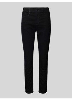 Spodnie o kroju slim fit z ozdobnymi szwami model ‘Ornella’ ze sklepu Peek&Cloppenburg  w kategorii Spodnie damskie - zdjęcie 173021584
