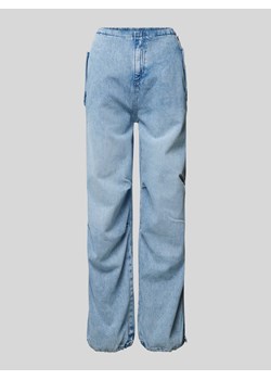 Jeansy o kroju baggy fit z elastycznym pasem ze sklepu Peek&Cloppenburg  w kategorii Jeansy damskie - zdjęcie 173021653