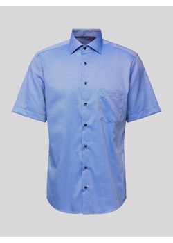 Koszula biznesowa o kroju regular fit z rękawem o dł. 1/2 ze sklepu Peek&Cloppenburg  w kategorii Koszule męskie - zdjęcie 173021731