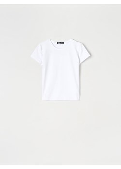 Sinsay - Koszulka - kremowy ze sklepu Sinsay w kategorii Bluzki damskie - zdjęcie 173022792