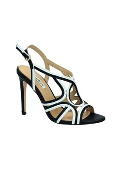 Guess Skórzane sandały na szpilce FIDESSA ze sklepu Gomez Fashion Store w kategorii Sandały damskie - zdjęcie 173025121