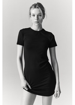 H & M - Sukienka T-shirtowa z mikrofibry - Czarny ze sklepu H&M w kategorii Sukienki - zdjęcie 173027213