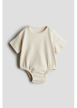 H & M - Kombinezon frotte oversize - Beżowy ze sklepu H&M w kategorii Odzież dla niemowląt - zdjęcie 173027264