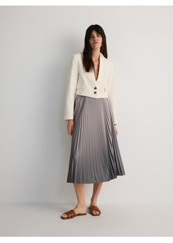 Reserved - Plisowana spódnica midi - jasnozielony ze sklepu Reserved w kategorii Spódnice - zdjęcie 173027831